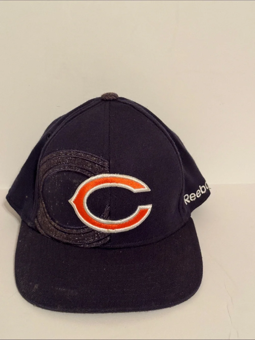 Chicago Bears Reebok Kids Black Hat with Orange Chicago Bears 'C' Logo